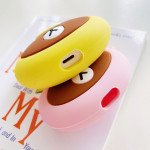 Wholesale Cute Design Cartoon Silicone Cover Skin for Airpod (1 / 2) Charging Case (Giraffe Bear Yellow)